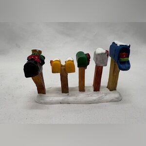 Lemax Christmas Village Town Country Road Mailboxes 44229